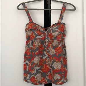 Urban Outfitters Cotton Floral Camisole